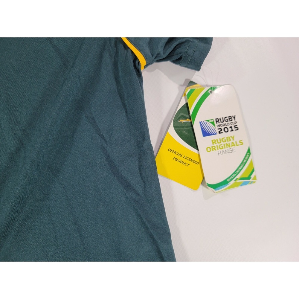 South Africa SA Rugby Youth‎ XXL Home Embroider Jersey Springboks World Cup 2015 - Picture 3 of 9